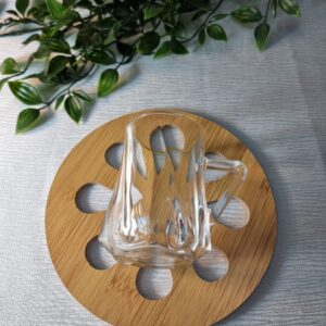 قاعدة خشبية محفورة CNC