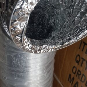 شرشور المنيوم للشفاط  8 انش  – المتر