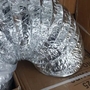 شرشور المنيوم للشفاط  4 انش  – المتر