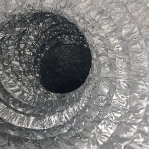 شرشور المنيوم للشفاط  4 انش  – المتر