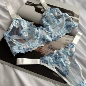 داخلي قطعتين أزرق سماوي مورد