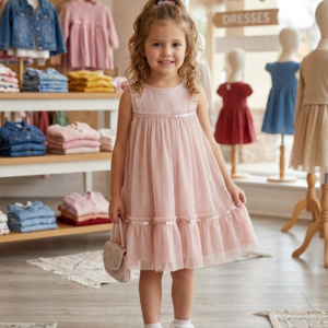 فستان بناتي لعمر 3-4سنوات