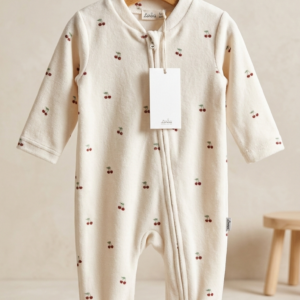 جمبسوت مخمل بناتي 9-12 شهر