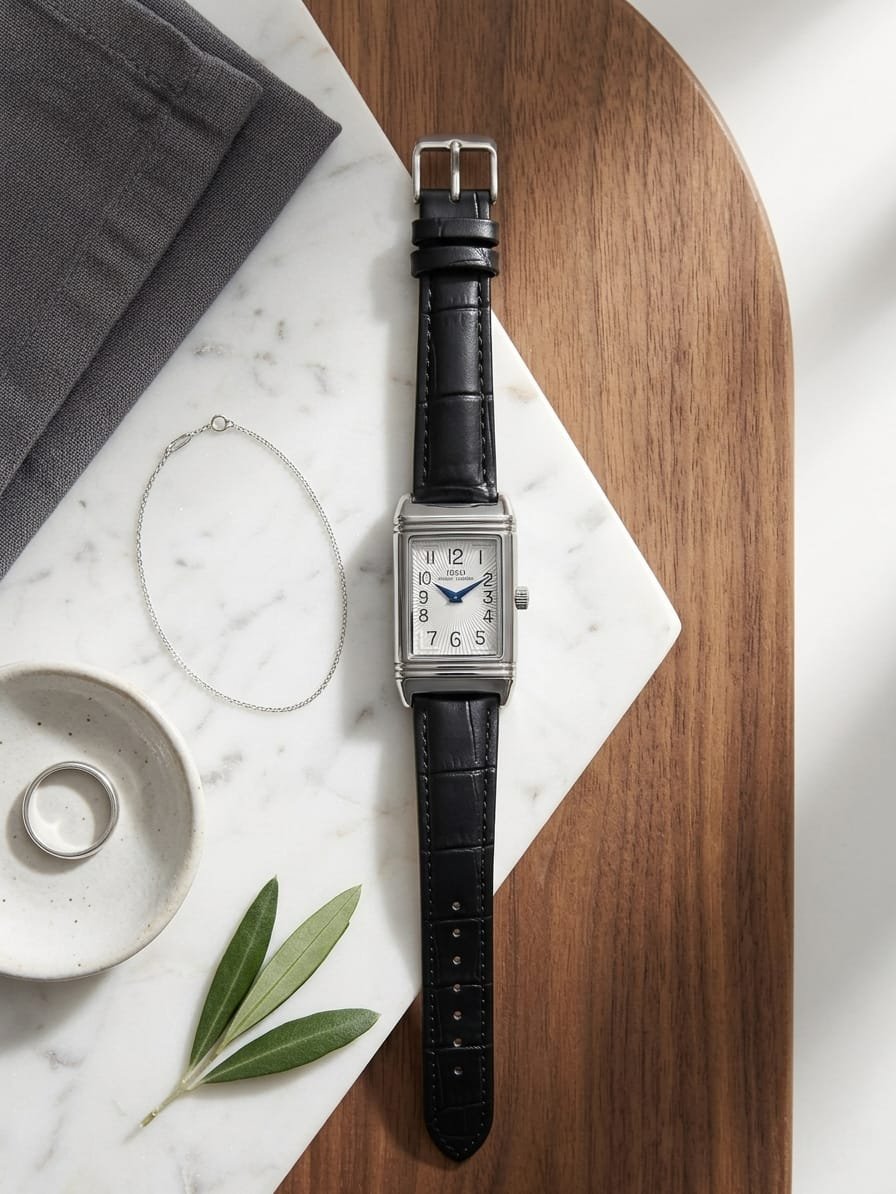 ساعة يد IBSO 2-in-1 Flip Timepieceنسائية عصرية