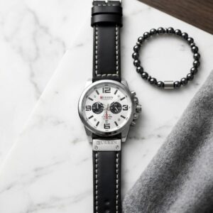 ساعة يد رجالية ماركة CURREN  التكتيكية الأنيقة