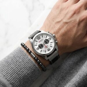 ساعة يد رجالية ماركة CURREN  التكتيكية الأنيقة