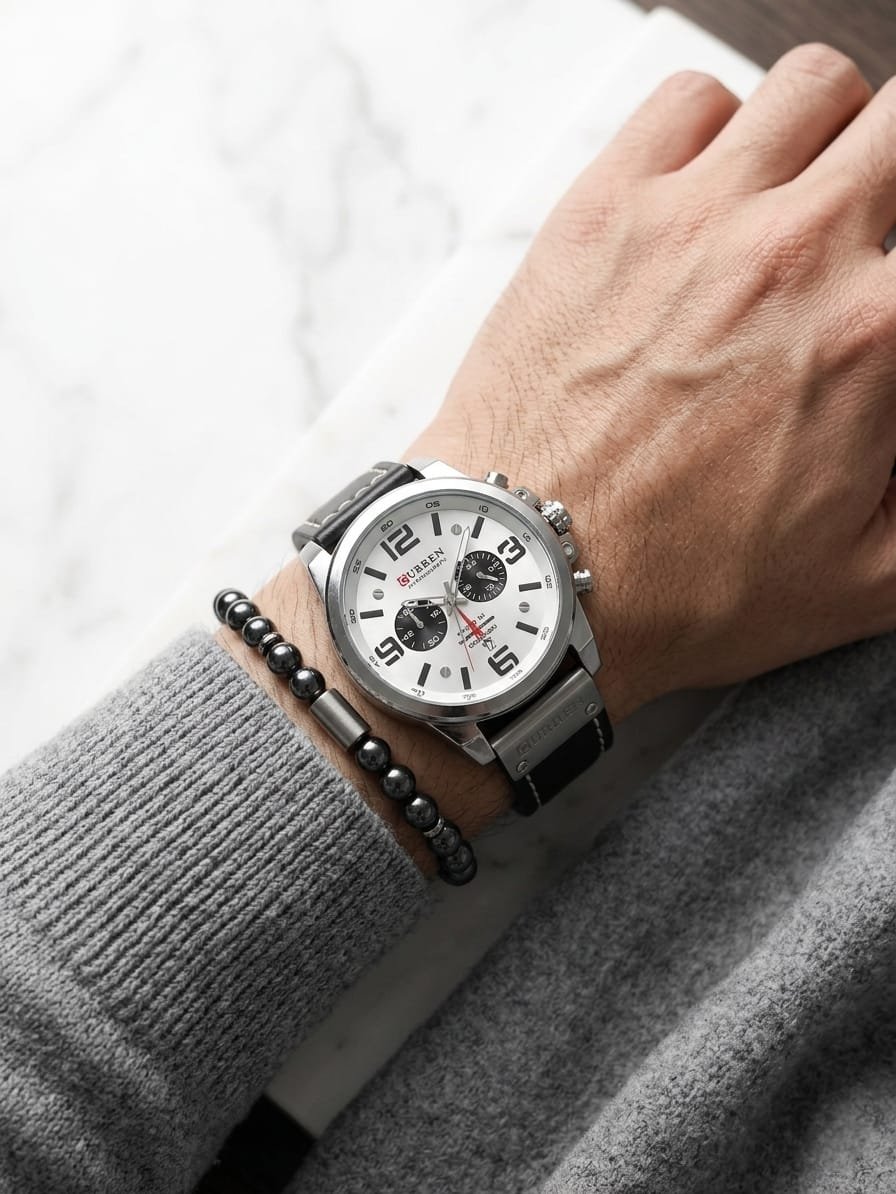 ساعة يد رجالية ماركة CURREN التكتيكية الأنيقة - الصورة 2