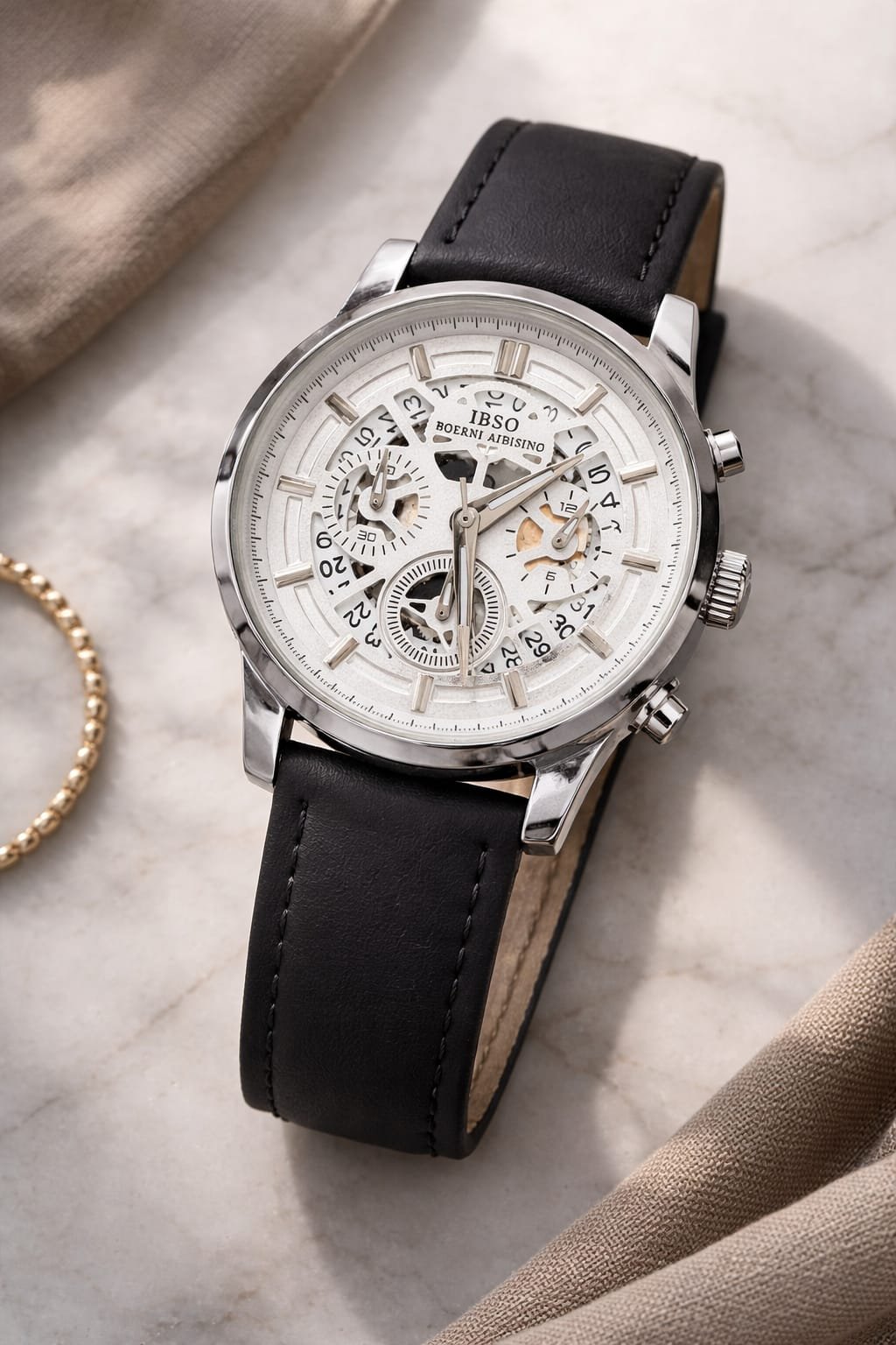 ساعة IBSO سكليتون ميكانيكية فاخرة - الصورة 2