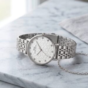 ساعة يد ماركة IBSO نسائية فاخرة⁩ فضية