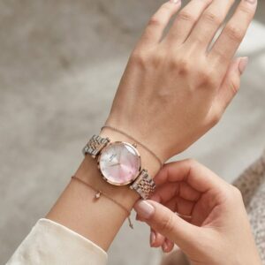 ساعة يد ماركة IBSO نسائية بمينا فاخر