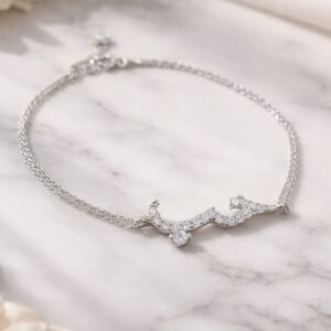 اسوارة فضة كلمة حب