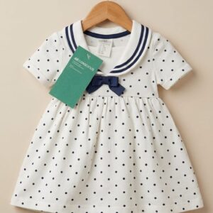 فستان ماركة H&M لعمر 2-4 شهور