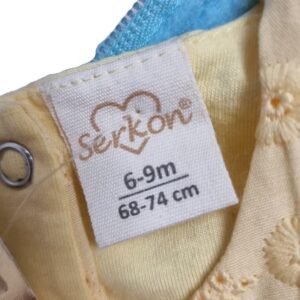 فستان بناتي من  6-9 شهور