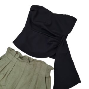 بلوز مع بنطلون ZARA سايز XS
